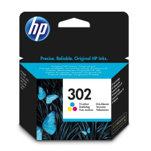 HP 302 trijų spalvų originali rašalo kasetė HP 302 trijų spalvų originali rašalo kasetė