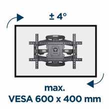 Gembird WM-75ST-01 TV mount / stand 190.5 cm (75") Black Gembird WM-75ST-01 TV mount / stand 190.5 cm (75") Black
