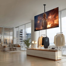 Universalus LED LCD monitorius su LCD OLED QLED ekranu, skirtas montuoti prie lubų, 23–100 colių, maks. 50 kg, maks. VES Universalus LED LCD monitorius su LCD OLED QLED ekranu, skirtas montuoti prie lubų, 23–100 colių, maks. 50 kg, maks. VES