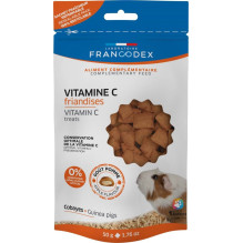 FRANCODEX vitamino C skanėstai - jūrų kiaulyčių skanėstas - 50 g