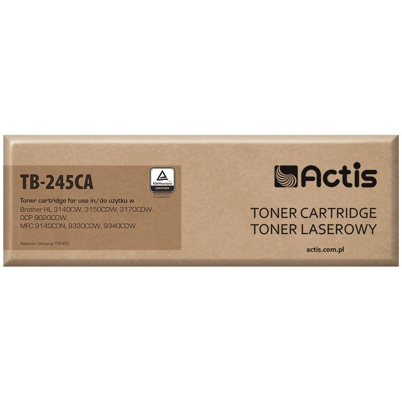 Actis TB-245CA toneris (Brother TN-245C standartinio 2200 puslapių žydro spalvos pakaitalas)