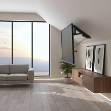 Maclean MC-880 Electric Ceiling TV Mount, 32"-70" 35kg max + Remote Control max VESA 600x411 Maclean MC-880 Electric Ceiling TV Mount, 32"-70" 35kg max + Remote Control max VESA 600x411