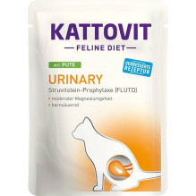 KATTOVIT Feline Diet Urinary Turkey - šlapias kačių ėdalas - 85 g