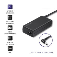 Qoltec 50099.90W power adapter / inverter Indoor Black Qoltec 50099.90W power adapter / inverter Indoor Black