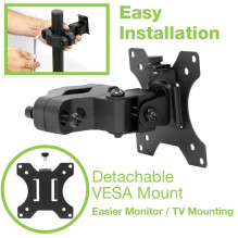 Techly ICALCD100BK juodas stalas Techly ICALCD100BK juodas stalas