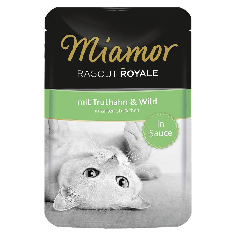 Miamor Royal ragout in sauce Turkey and venison