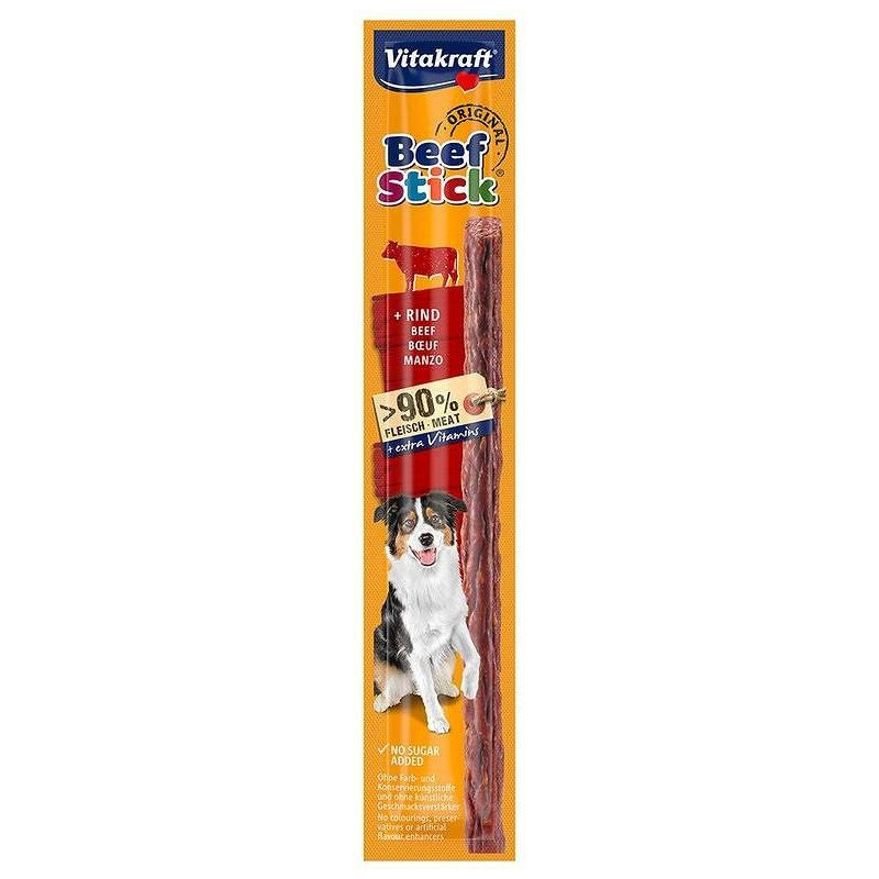 VITAKRAFT jautienos lazdelė su jautiena - šunų skanėstas - 12 g