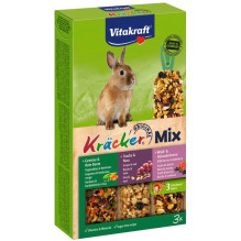 VITAKRAFT KRACKER forest fruits / walnuts / vegetables - treats for rabbits - 3 pieces
