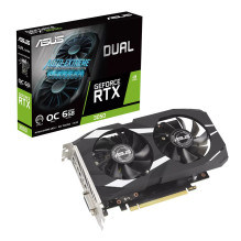 ASUS Dual-RTX3050-O6G NVIDIA GeForce RTX 3050 6 GB GDDR6 vaizdo plokštė