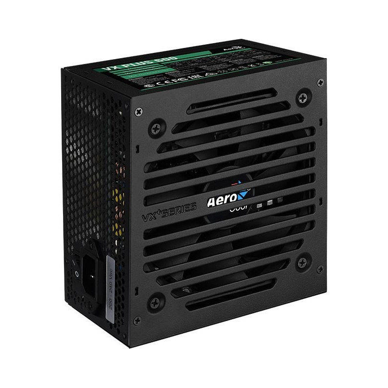MAITINIMO ŠALTINIS AEROCOOL PGS VX-600PLUS 600W 80+ DĖŽUTĖ