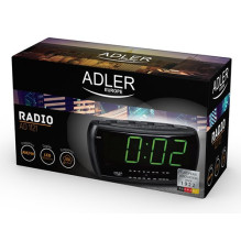 Adler AD 1121 radijo imtuvas, laikrodis, analoginis ir skaitmeninis, juodas Adler AD 1121 radijo imtuvas, laikrodis, analoginis ir skaitmeninis, juodas