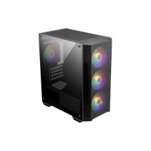 MSI MAG Forge M100A Micro Tower Black, Transparent