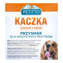 PETITTO Anties kebabas - šunų skanėstas - 500 g PETITTO Anties kebabas - šunų skanėstas - 500 g