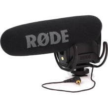 RØDE VIDEOMIC PRO R mikrofonas, juodas, skaitmeninės kameros mikrofonas
