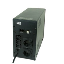 „Gembird EG-UPS-033“ nepertraukiamo maitinimo šaltinis (UPS), interaktyvus, 1200 VA, 720 W, 3 kintamosios srovės lizdai „Gembird EG-UPS-033“ nepertraukiamo maitinimo šaltinis (UPS), interaktyvus, 1200 VA, 720 W, 3 kintamosios srovės lizdai