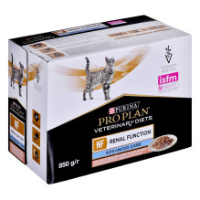 PURINA NF Renal Function Feline Salmon - šlapias kačių ėdalas - 10 x 85 g PURINA NF Renal Function Feline Salmon - šlapias kačių ėdalas - 10 x 85 g