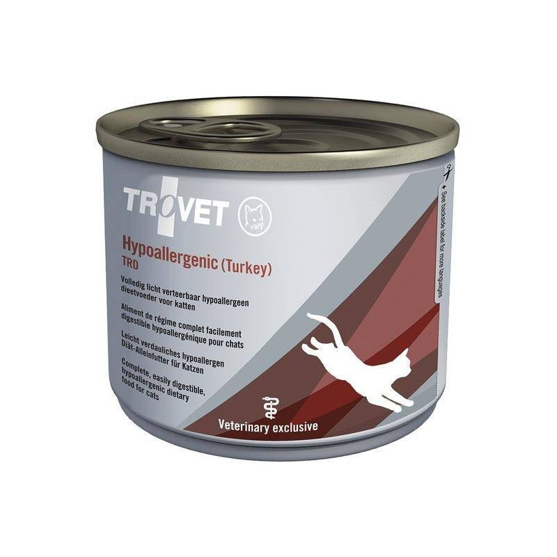 TROVET hipoalerginis TRD su kalakutiena - šlapias kačių ėdalas - 200 g