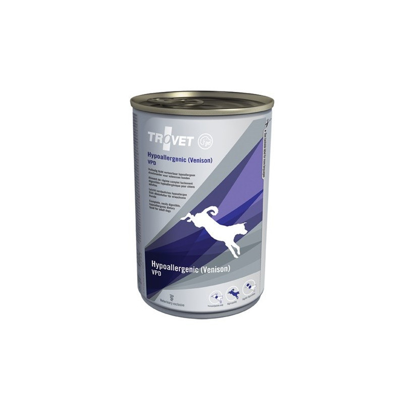 TROVET Hypoallergenic VPD with venison - Wet dog food - 400 g