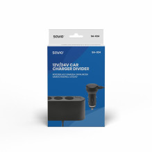 Savio Car lighter socket splitter 12 / 24V SA-024 Savio Car lighter socket splitter 12 / 24V SA-024