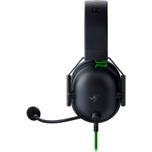 Razer Blackshark V2 X ausinės su laidinėmis ir galvos juosta, juodos, žalios