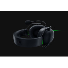 Razer Blackshark V2 X ausinės su laidinėmis ir galvos juosta, juodos, žalios