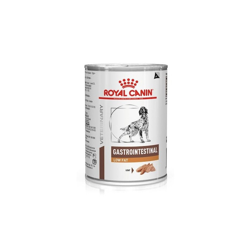 ROYAL CANIN Veterinary Diet Canine Gastrointestinal Low Fat - šlapias šunų ėdalas - 420 g