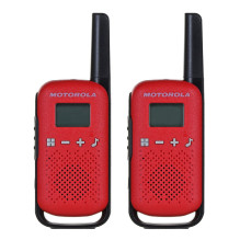 „Motorola TALKABOUT T42“ dvipusis radijo imtuvas, 16 kanalų, juodas, raudonas „Motorola TALKABOUT T42“ dvipusis radijo imtuvas, 16 kanalų, juodas, raudonas