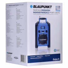 Mobile radio BLAUPUNKT PP30BT JOBSITE Construction radio Blue, Black