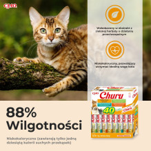 INABA Churu Variety Box Vištienos skanėstai katėms - 40 x 14 g