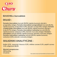 INABA Churu Variety Box Vištienos skanėstai katėms - 40 x 14 g