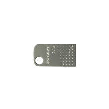 Patriot FLASHDRIVE Tab300 64GB USB 3.2 120MB/s, mini, aliuminio, sidabrinė