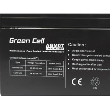 GREEN CELL GEL BATTERY AGM07 12V 12AH GREEN CELL GEL BATTERY AGM07 12V 12AH
