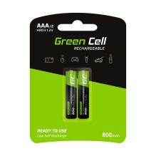 „Green Cell GR08“ buitinė baterija, įkraunama AAA nikelio-metalo hidrido (NiMH) baterija „Green Cell GR08“ buitinė baterija, įkraunama AAA nikelio-metalo hidrido (NiMH) baterija