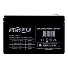 Gembird BAT-12V9AH gelio akumuliatorius, universalus 12V / 9AH