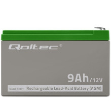 Qoltec 53031 AGM battery , 12V , 9Ah Qoltec 53031 AGM battery , 12V , 9Ah