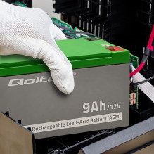 Qoltec 53031 AGM akumuliatorius, 12 V, 9 Ah Qoltec 53031 AGM akumuliatorius, 12 V, 9 Ah