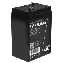 „Green Cell AGM11“ UPS akumuliatorius. Hermetiškas švino rūgšties (VRLA) akumuliatorius, 6 V, 5 Ah. „Green Cell AGM11“ UPS akumuliatorius. Hermetiškas švino rūgšties (VRLA) akumuliatorius, 6 V, 5 Ah.