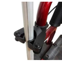 Holder for crutches wheelchair-mounted Holder for crutches wheelchair-mounted