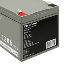 Qoltec 53049 AGM akumuliatorius, 12 V, 12 Ah Qoltec 53049 AGM akumuliatorius, 12 V, 12 Ah