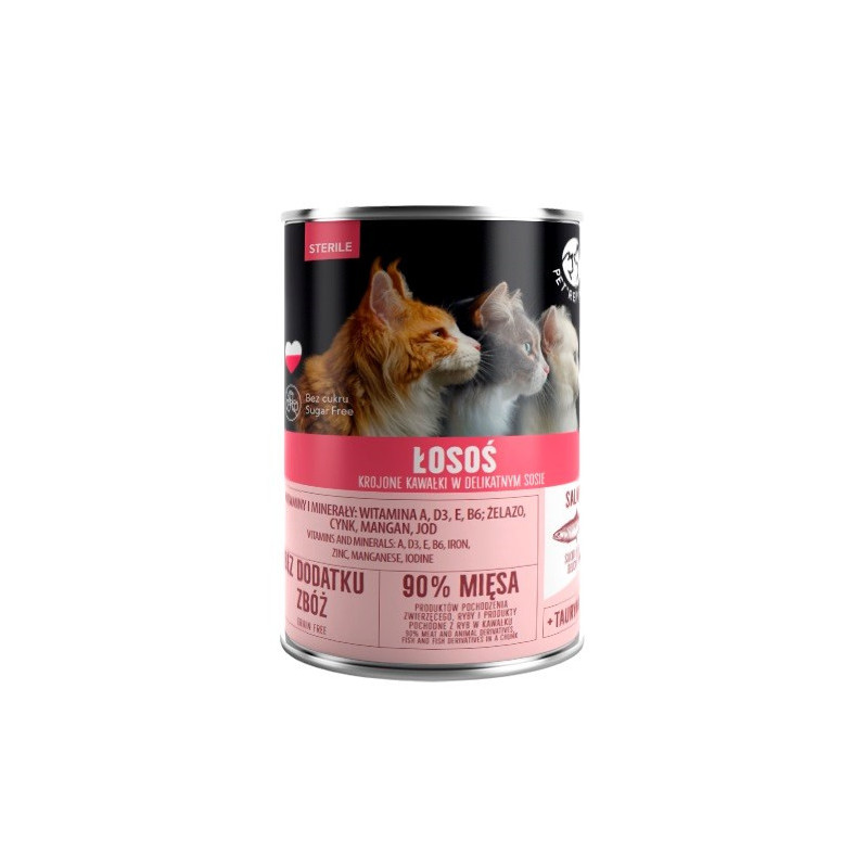 PET REPUBLIC sterilus lašišos ėdalas katėms - 400 g