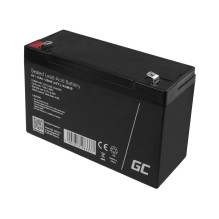 „Green Cell AGM40“ UPS akumuliatorius. Hermetiškas švino rūgšties (VRLA) akumuliatorius. 6 V 15 Ah.
