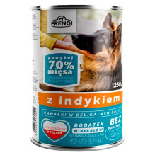 FRENDI with Turkey chunks...