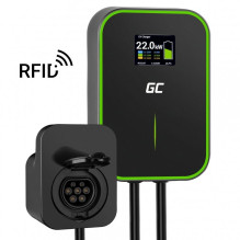 „GREEN CELL“ SIENINĖ ELEKTROMOBILIŲ ĮRANGA 22 KW SU LIZDU IR RFID „GREEN CELL“ SIENINĖ ELEKTROMOBILIŲ ĮRANGA 22 KW SU LIZDU IR RFID
