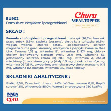 INABA Churu tuno ir šukutės skonio skanėstai katėms - 4 x 14 g