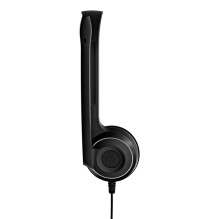 „Sennheiser PC 7 USB“ ausinės su laidiniu galvos lankeliu, USB A tipo, juodos