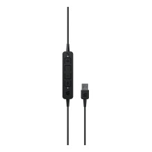 EPOS ADAPT 160T USB II ausinės su laidiniu galvos lankeliu, biurui / skambučių centrui, USB A tipo, juodos