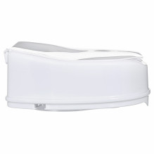 High raising toilet seat with flap High raising toilet seat with flap