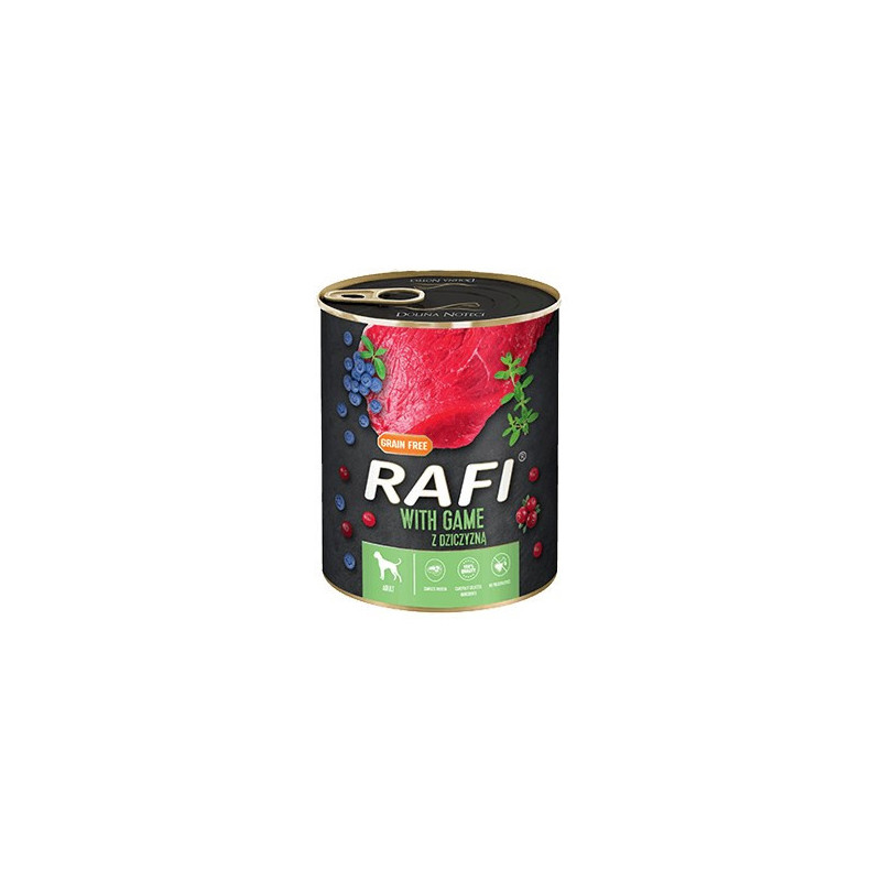 Dolina Noteci Rafi Dog wet food with venison - 800g