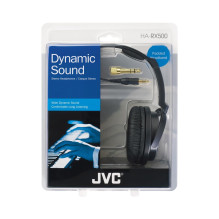 JVC HA-RX500-E ausinės su laidiniu galvos lankeliu, juodos, baltos