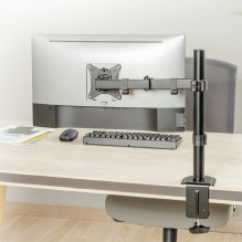 „Maclean MC-753N“ LCD monitoriaus stalo laikiklis 17–32', 9 kg, VESA 75x75 100x100, viena svirtis, ištraukiamas, reguliu „Maclean MC-753N“ LCD monitoriaus stalo laikiklis 17–32', 9 kg, VESA 75x75 100x100, viena svirtis, ištraukiamas, reguliu